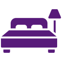 hotel bed icon